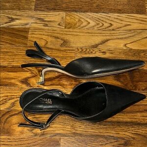 Michael Kors Black Slingback Heels